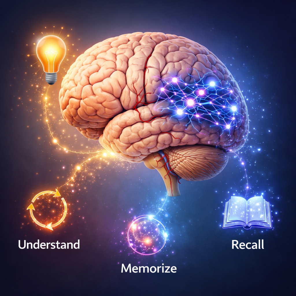Understand, Memorize, Recall — the Delphi learning cycle